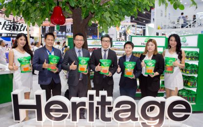 เครือเฮอริเทจ ยกทัพขบวนสินค้าเจาะตลาดกลุ่มคนรักสุขภาพที่มีเวลาน้อยแต่ใส่ใจสุขภาพ  ในงาน THAIFEX – World of Food ASIA 2018