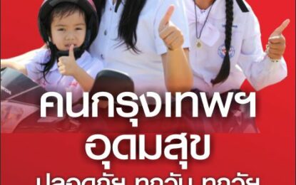 ขอชื่นชม คนอุดมสุข-กรุงเทพฯ (ร่วมเปลี่ยนแปลงประเทศไทย) สวมหมวกนิรภัย100% ทั้งคนขับและคนซ้อนท้าย 
