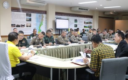 จังหวัดระนอง ประชุมการกำหนดมาตรการป้องกันลักลอบหลบหนีเข้าเมืองในราชอาณาจักรของบุคคลต่างด้าว