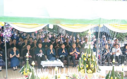 มหาสารคาม สืบสานตำนานบุญเบิกฟ้าฯ จัดพิธีบวงสรวงแม่โพสพ หาบปุ๋ยคอกใส่แปลงนา ในวันขึ้น 3 ค่ำ เดือน 3 อย่างยิ่งใหญ่