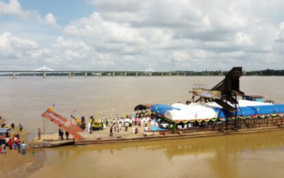 มุกดาหาร จัดงานกฐินน้ำบูชาพญานาค ครั้งที่ 13 สืบสานวัฒนธรรมประเพณีลุ่มน้ำโขง