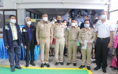 รองผู้ว่าราชการจังหวัดสงขลา เปิดศูนย์ผลิตสร้างสุขชุมชน และร่วมเป็นสักขีพยานลงนามบันทึกข้อความตกลงความร่วมมือ ( MOU) ในการจัดบริการสาธารณะ เรื่องการจัดตั้งและบริหารจัดการศูนย์ผลิตกายอุปกรณ์เครื่องช่วยคนพิการ