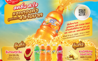 ดีโด้ แจกทองคำมูลค่ารวมกว่า 4 ล้านบาท! ฉลอง…แบรนด์น้ำผลไม้ยอดขายอันดับ 1