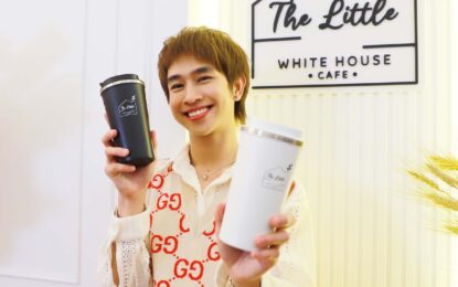 ฟลุ้คณธัช ทุบกระปุก เปิดร้าน THE LITTLE WHITE HOUSE CAFE เป็นแลนด์มาร์ครวมแฟนคลับเจ้าแก้มก้อน