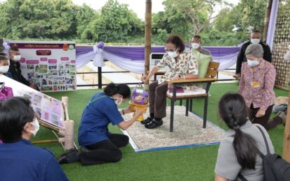 สมเด็จพระกนิษฐาธิราชเจ้า กรมสมเด็จพระเทพรัตนราชสุดาฯ สยามบรมราชกุมารี เสด็จฯ ไปทอดพระเนตรโครงการเก็บรักษาพันธุกรรมพืชเพื่อการพัฒนาและปรับปรุงพันธุ์ตามพระราชดำริ และโครงการทหารพันธุ์ดี กองพลทหารราบที่ 7 ณ กองพลทหารราบที่ 7 อำเภอแม่ริม จังหวัดเชียงใหม่ เมื่อวันที่ 4 กรกฎาคม 2565