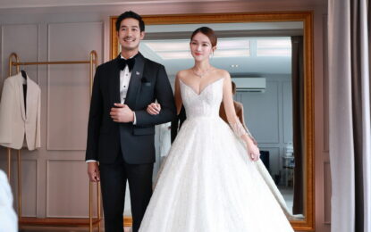 เริ่มต้นชีวิตคู่ เวียร์ ศุกลวัฒน์ ควงแฟนสาวนอกวงการ วิกกี้ พีมนต์ญา เข้าพิธีวิวาห์สุดอบอุ่น