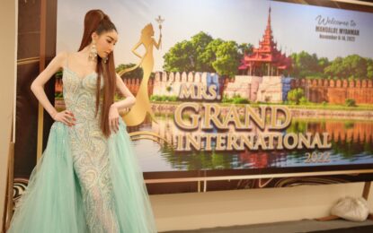 สวยสมมง!!! ฮันนี่-ณภัค สร้างชื่อให้ประเทศไทย คว้ามงกุฎ Mrs. Grand International2022