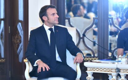 นายกฯ หารือทวิภาคีกับประธานาธิบดีฝรั่งเศส ชื่นชมพลวัตในความสัมพันธ์ไทย-ฝรั่งเศส พร้อมกระชับความร่วมมือระหว่างกันในทุกมิติ เพื่อนำไปสู่ผลลัพธ์ที่เป็นรูปธรรม