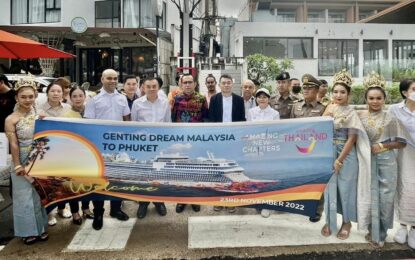 ภูเก็ตต้อนรับเรือสำราญ Genting Dream เป็นครั้งแรก โดยเดินทางจากประเทศสิงคโปร์ – มาเลเซีย