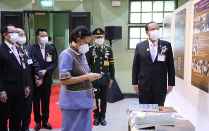 สมเด็จพระกนิษฐาธิราชเจ้า กรมสมเด็จพระเทพรัตนราชสุดา ฯ สยามบรมราชกุมารี เสด็จพระราชดำเนิน ไปทรงเปิดนิทรรศการศิลปะปูนปั้นแห่งประเทศไทย ครั้งที่ ๒๐ ณ พิพิธภัณฑ์เพาะช่างเฉลิมพระเกียรติ วิทยาลัยเพาะช่าง เขตพระนคร กรุงเทพมหานคร