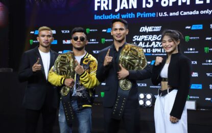 เสาร์นี้มีเดือด! วัน แชมเปียนชิพ แถลงศึกใหญ่ “ONE FIGHT NIGHT 6” คัมแบ็กจัดที่ไทยในรอบ 3 ปี