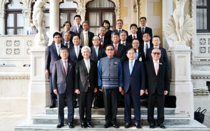 นายกฯ หารือประธานคณะกรรมการการค้าและเศรษฐกิจไทย – ญี่ปุ่น ยืนยันกระชับความสัมพันธ์ทางเศรษฐกิจการค้าการลงทุน ความร่วมมือด้านสิ่งแวดล้อม พลังงานสะอาด และการเกษตร