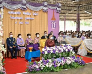 สมเด็จพระกนิษฐาธิราชเจ้า กรมสมเด็จพระเทพรัตนราชสุดา ฯ สยามบรมราชกุมารี เสด็จพระราชดำเนินไปในงานปิดภาคเรียน ประจำปีการศึกษา ๒๕๖๕ ณ  โรงเรียนชัยพิทยพัฒน์ มูลนิธิชัยพัฒนา (จารุวัฒนานุกูล ท่าพระ)