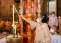 สมเด็จพระกนิษฐาธิราชเจ้า กรมสมเด็จพระเทพรัตนราชสุดา ฯ สยามบรมราชกุมารี เสด็จพระราชดำเนินไปในพิธีพุทธาภิเษก “พระพุทธเมตตาศิริราชคุณากร” ณ พระอุโบสวัดระฆังโฆสิตาราม เขตบางกอกน้อย กรุงเทพมหานคร