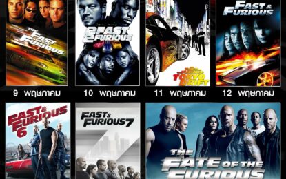 แฟนคลับหนัง “Fast & Furious” ห้ามพลาด!!!! “ช่องMONO29” พาซิ่งปล่อยให้ชม 7 วัน 7 ภาค