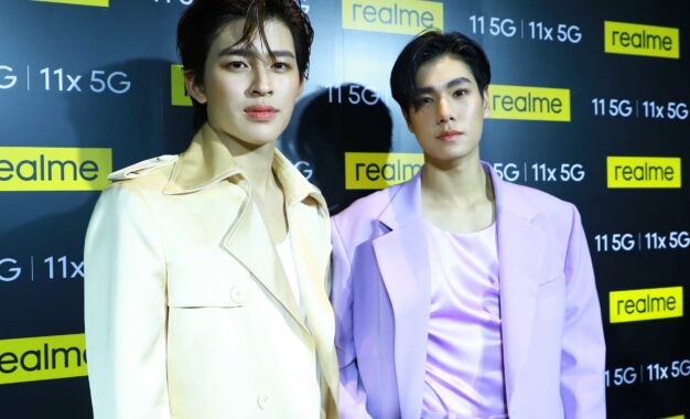 ปอนด์ควงภูวินทร์ เปิดตัว “realme 11 5G และ realme 11x 5G” นั่งพรีเซนเตอร์คู่ใหม่ชวนแฟน ๆ ฟินกระจายแบบดับเบิล สัมผัสประสิทธิภาพสองเท่าของมาตรฐานในระดับราคาเดียวกันจาก realme 11 5G และ สมาร์ตโฟนที่ดีที่สุดในระดับราคาเดียวกันจาก realme 11x 5G