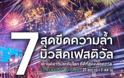 นับถอยหลัง เคานต์ดาวน์ระดับโลก เตรียมมันส์ไปกับ 7 สุดขีด #เคานต์ดาวน์ มิวสิคเฟสติวัลระดับโลก อันดับหนึ่งใจกลางเมือง 31 ธ.ค. นี้ ที่เดียว ที่เซ็นทรัลเวิลด์ Times square of Asia!