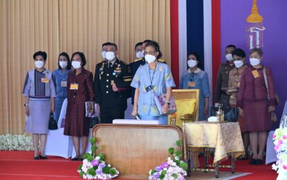 สมเด็จพระกนิษฐาธิราชเจ้า กรมสมเด็จพระเทพรัตนราชสุดา ฯ สยามบรมราชกุมารี เสด็จพระราชดําเนินไป ทรงเปิดการประชุมวิชาการระดับชาติของสมาชิกองค์การเกษตรกรในอนาคตแห่งประเทศไทย ในพระราชูปถัมภ์ฯ ครั้งที่ ๔๔ ณ วิทยาลัยเกษตรและเทคโนโลยีลําพูน อําเภอแม่ทา จังหวัดลําพูน