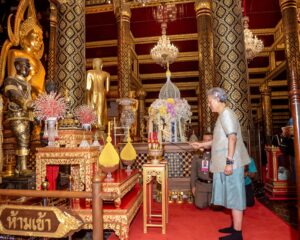 สมเด็จพระกนิษฐาธิราชเจ้า กรมสมเด็จพระเทพรัตนราชสุดา ฯ สยามบรมราชกุมารี เสด็จพระราชดำเนินเป็นการส่วนพระองค์ไปทรงสักการะพระพุทธชินราช พระพุทธปฏิมาประธาน ประจำพระวิหารหลวง วัดพระศรีมหาธาตุวรมหาวิหาร และทรงนมัสการพระเทพรัตนมุนี เจ้าอาวาสวัดพระศรีมหาธาตุวรมหาวิหาร ณ วัดพระศรีมหาธาตุวรมหาวิหาร อำเภอเมือง จังหวัดพิษณุโลก