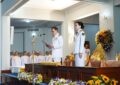 พระบาทสมเด็จพระเจ้าอยู่หัวและสมเด็จพระนางเจ้าฯ พระบรมราชินี พระราชทานพระบรมราช วโรกาส ให้ ผู้ทรงคุณวุฒิ และ ผู้สำเร็จการศึกษา จาก วิทยาลัยป้องกันราชอาณาจักร และ วิทยาลัยเสนาธิการทหาร เฝ้าทูลละอองธุลีพระบาท