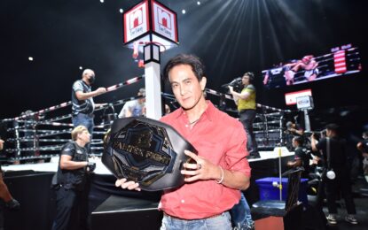 เมื่อเซเลบตัวจริง “พีท ทองเจือ – ป้อ ปุญญพัตน์” ร่วมการันตี Fairtex Fight Thaiwatsadu Champions Tournament Season 3  เผยมุมมองกีฬามวยไทย เข้าถึงทุกเจนฯ สะท้อนพลังศิลปะมวยไทยสู่ระดับโลก