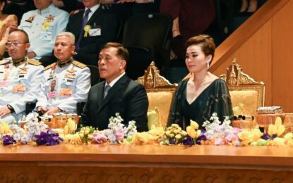 พระบาทสมเด็จพระเจ้าอยู่หัว และสมเด็จพระนางเจ้า ฯ พระบรมราชินี เสด็จพระราชดำเนินโดยรถยนต์พระที่นั่ง ไปทอดพระเนตรการแสดงดนตรีของวงดุริยางค์ราชนาวิกโยธินในสมเด็จพระเจ้าชาลส์ที่ ๓ แห่งสหราชอาณาจักร (His Majesty King Charles’ Royal Marines) ณ หอประชุมนวมภูมินทร์ อาคารนวมภูมินทร์ วชิราวุธวิทยาลัย เขตดุสิต กรุงเทพมหานคร