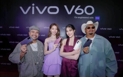 ‘หลิง – ออม’ แท็กทีมอวดสมาร์ตโฟนพอร์ตเทรตระดับโปร พร้อมเสิร์ฟความสวยในงานเปิดตัว vivo V60