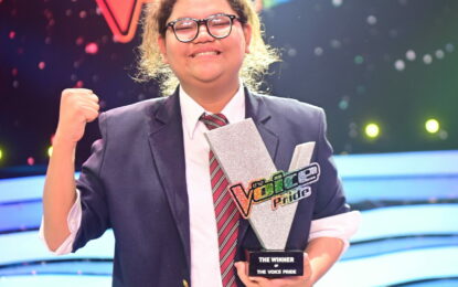 “เนิร์ด  ณัฐนิชา” วัย 17 ปี คว้าแชมป์ The Voice Pride 2025 คนแรกของโลก!      ลูกทีมโค้ชเบน โกยคะแนนโหวตท่วมท้น พร้อมโชว์ระดับมาสเตอร์พีซ