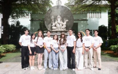 “เกลิน&เล้ง” นำทีมนักแสดงไหว้ขอพร “พระพิฆเนศร์” เปิดกล้องซีรีส์แนวตั้ง “ปานดวงใจ Signature”