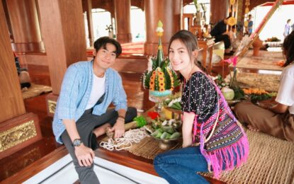“หญิง อาณดา” อัญเชิญเจ้าแม่ปลาไหลเผือก ช่วย “ป๊อป ฐากูร” จัดพิธีสืบชะตาเพื่อความเป็นสิริมงคล