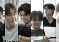 ไนซ์  ศิลปิน วง ATLAS ซุ่มดู  6 หนุ่ม MCHOICE TRAINEE   ในรายการ MCHOICE TRAINEE ROAD TO DEBUT ฝึกซ้อมการเต้นก่อนขึ้นโชว์สเตจจริง