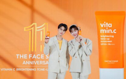 THE FACE SHOP THAILAND ฉลองครบรอบ 11 ปี ยิ่งใหญ่ เปิดตัว “เก่ง-น้ำปิง” พร้อมจัดเต็มโปรโมชันตอบแทนลูกค้า