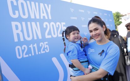 “COWAY RUN 2025” ครั้งแรกในไทย รวมพลังนักวิ่งกว่า 3,000 คน ปลุกเทรนด์สุขภาพ พร้อมส่งต่อความดีด้วยรายได้ 1,018,000 บาท มอบสภากาชาดไทย