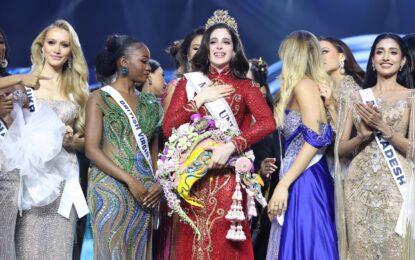 “ฟาติมา” สาวงามจากเม็กซิโกคว้ามงกุฎ “Miss Universe 2025” คู่จับมือ “วีนา” ได้รองอันดับ 1 ท่ามกลางแฟนนางงามทั่วโลกลุ้นเดือด!