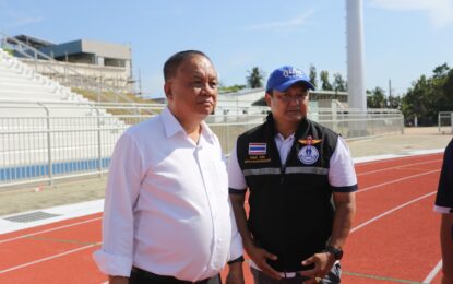 เรวัตฯ นายก  อบจ.ภูเก็ต ลงพื้นที่ตรวจความพร้อม เตรียมเปิดใช้สนามกีฬาสุรกุลอย่างเป็นทางการ