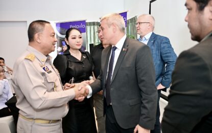 เรวัตฯ นายก  อบจ.ภูเก็ต ร่วมพิธีเปิดเที่ยวบินปฐมฤกษ์ สายการบิน Belavia เส้นทาง “กรุงมินสค์–ภูเก็ต”