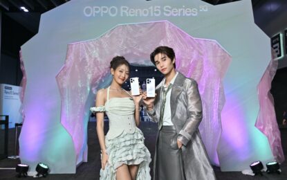 เสิร์ฟความปัง! ‘มินนี่ i-dle, เจฟ, ซี-นุนิว, และ บอนนี่’ กับช็อตเซลฟี่มุมกว้าง เก็บภาพครบจบในเฟรมเดียว กลางงานเปิดตัว OPPO Reno15 Series 5G