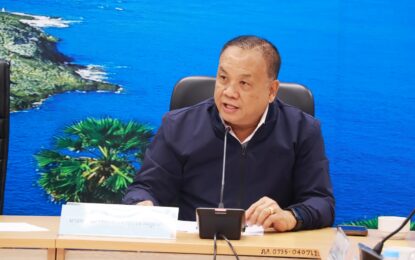 เรวัตฯ นายก อบจ.ภูเก็ต ร่วมประชุมกำหนดแนวทางจัดทำแผนบริหารจัดการขยะจังหวัดภูเก็ต