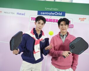 เซ็นทรัลเวิลด์ เปิดแคมเปญ “The Summer Club 2026” ชวน “จิมมี่–ซี” ดวล Pickleball แมทช์สุดมันส์ใจกลางเมือง พร้อมแฟชั่นโชว์สุดชิค “Rhythm & Runway”