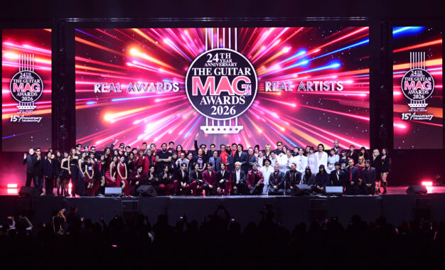 ค่ำคืนแห่งประวัติศาสตร์! กับ 19 รางวัลแห่งคุณค่า นำทัพคนดนตรีคว้ารางวัลใหญ่แห่งปี เพื่อเฉลิมฉลองครบรอบ 15 ปีของเวที THE GUITAR MAG AWARDS