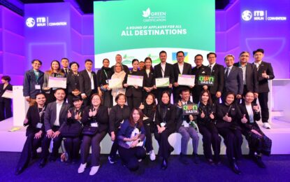 ประเทศไทยผงาดก้าวสู่เวทีโลก คว้ารางวัล The Winner Green Destinations Story Awards ด้าน Nature & Scenery จากเวที ITB Berlin ตอกย้ำศักยภาพการท่องเที่ยวไทยสู่ความยั่งยืน