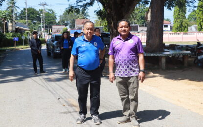 เรวัตฯ นายก อบจ.ภูเก็ต ลงสำรวจขุมน้ำสาธารณะบ้านพารา เตรียมพัฒนาพื้นที่เพื่อชุมชน