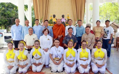 เรวัตฯ นายก  อบจ.ภูเก็ต แถลงข่าวพิธีบวงสรวง ท้าวเทพกระษัตรี ท้าวศรีสุนทร และพ่อแม่ ปู่ย่าตายาย บรรพชนผู้กล้าเมืองถลาง