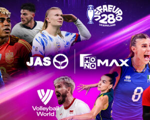 “JAS” ผงาด!!! สู่ผู้นำแพลตฟอร์มกีฬาและบันเทิงแห่งเอเชีย คว้าลิขสิทธิ์ “วอลเลย์บอลระดับโลก” 7 ปีเต็ม  ควบศึก “ฟุตบอลยูโร” 3 ปีซ้อน  ตอกย้ำ “Monomax” ศูนย์กลางคอนเทนต์กีฬาระดับโลก