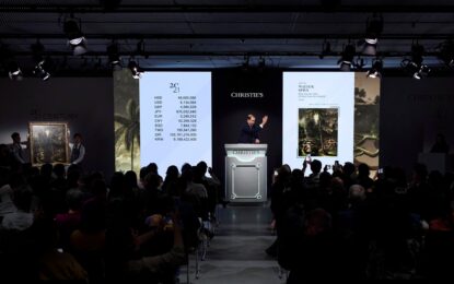 คริสตีส์ ฮ่องกง ปิดฉากการประมูล 20th/21st Century Evening Sale ขายหมด 100% ยอดรวมทะลุ 655.7 ล้านเหรียญฮ่องกง เพิ่มขึ้นจากปีก่อน 17%