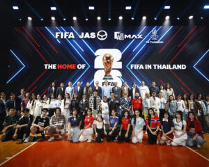 คึกคักรับบอลโลก!! ทัพดาราร่วมงานแถลงข่าว “FIFA World Cup 2026”  “JAS” และ “Monomax” ประกาศคว้าลิขสิทธิ์ครั้งประวัติศาสตร์