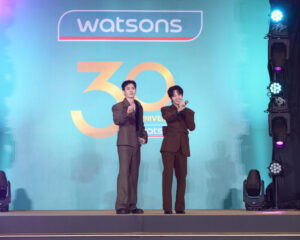 ฉลอง 30 ปี วัตสัน ประเทศไทย “ซี-นุนิว” ควงคู่แท็กทีม! นำทัพซุปตาร์ เสิร์ฟโมเมนต์สุดฟินใน “30 ปีวัตสัน…เพื่อนที่อยู่ข้างคุณทุกโมเมนต์”